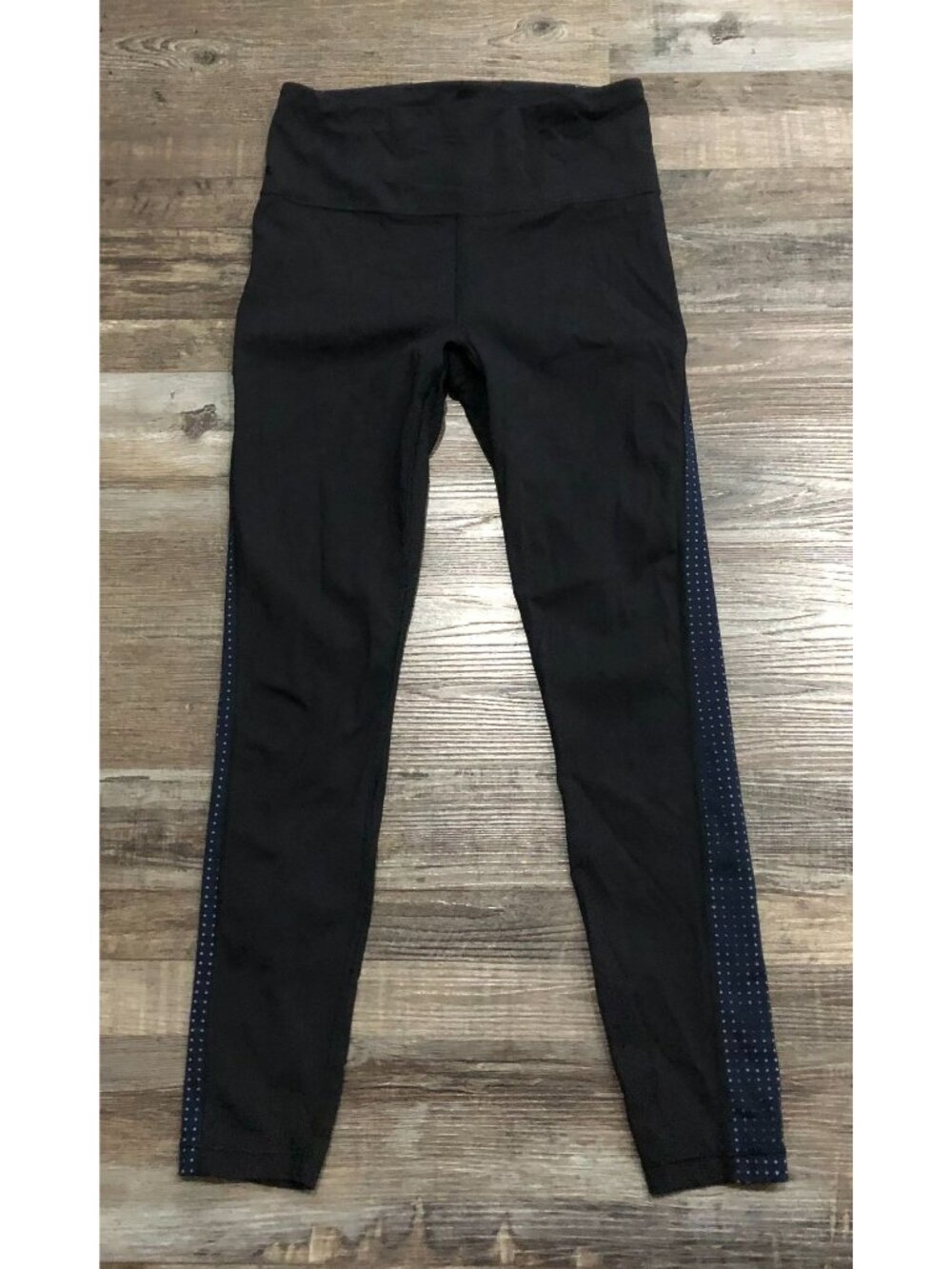 Athleta Ultimate 7/8 Tight Leggings XS Black & Navy Blue Athletic